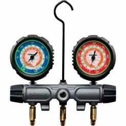 Hilmor 2V22404410 2-Valve Aluminum Manifold 1839134, R22-404A-410A