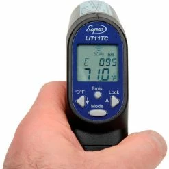 Supco Infrared Thermometer w/Thermocouple 11:1 Optical Ratio -HVAC Components Shop B434651 02