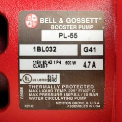 Bell & Gossett Maintenance-Free Series PL™ Cast Iron Circulator PL 55 Pump 1BL032 - 2/5HP, 115V -HVAC Components Shop B46901 04