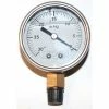 Mitco P126lm Pump Test Gauge, 0-30 Hg Vacuum, Liquid Filled, 2" Face