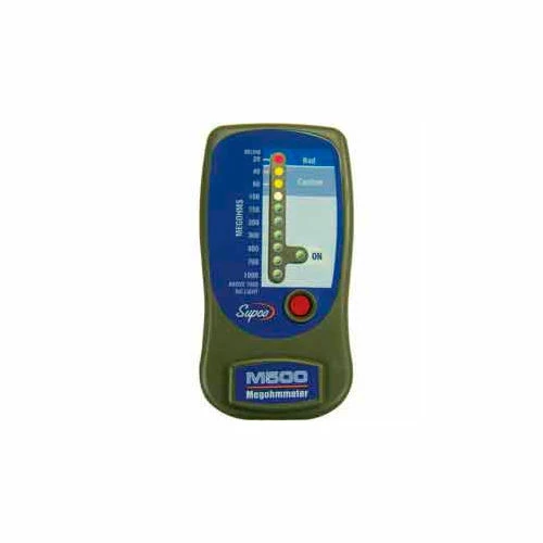 Supco LED Insulation Tester/Electronic Megohmmeter 1 Supco LED Insulation Tester/Electronic Megohmmeter
